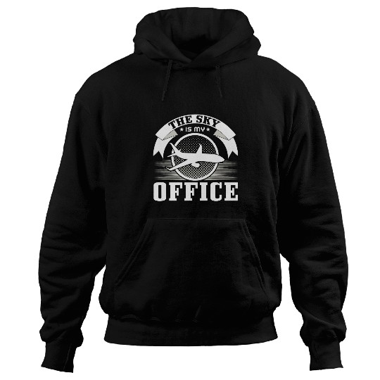 pilot plane aircraft flight attendant airplane funny Hoodies