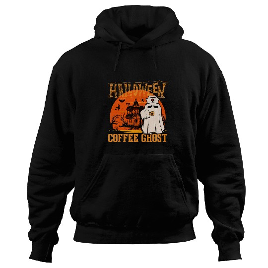 Latte Coffee Lover Registered nurses ER Room Halloween Hoodies