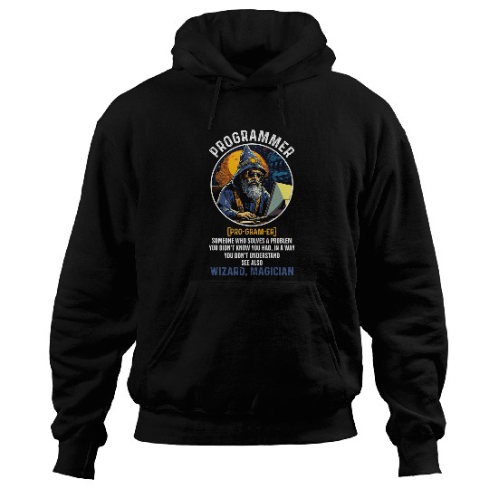 Funny Programmer Definition Information Technology Coding Hoodies