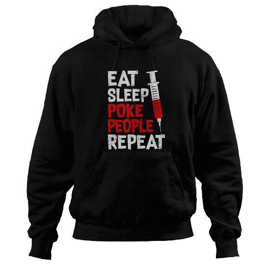 Phlebotomist Syringe Phlebotomy Technician nurses Novelty Hoodies
