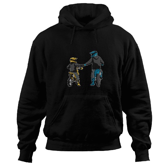 FATHER SON Motocross BMX Supermoto Supercross Bike 1 Hoodies