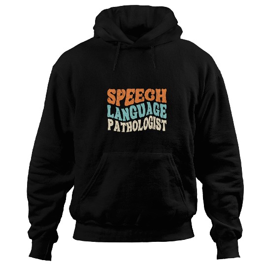 Speech Language Pathologist SLP Retro Speech Therapy Hoodies