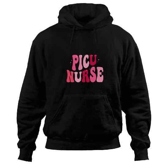 vintages PICU nurses Pediatric ICU nurses Day And nurses Week Hoodies