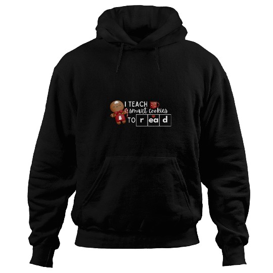 I Teach The Smartest Cookies Christmas Gingerbread Santa Hat 1 Hoodies