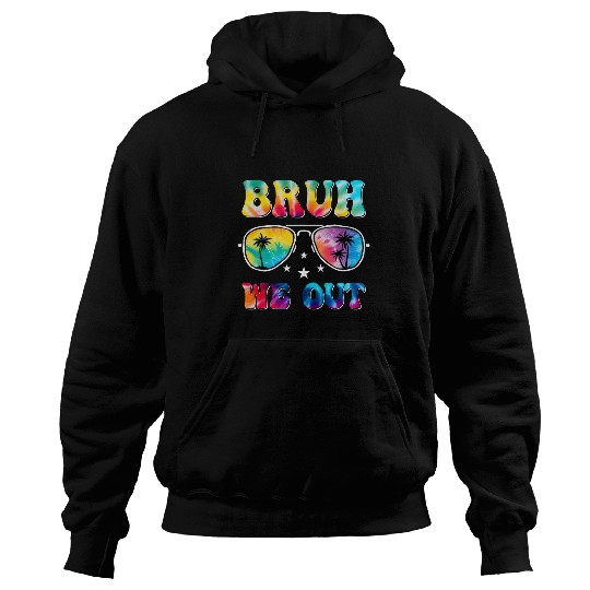 Schools Out For Summer Last Day Of School Teacher Boy tie dy Hoodies