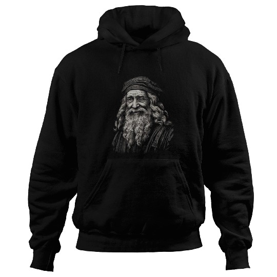Leonardo da Vinci Draughtsman Engineer Scientist Theorist Hoodies