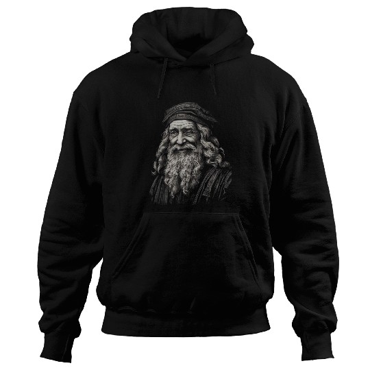 Leonardo da Vinci Draughtsman Engineer Scientist Theorist Hoodies
