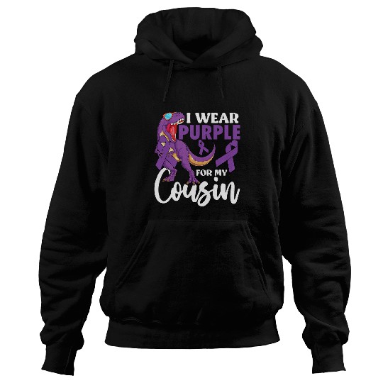 I Wear Purple For My Cousin Epilepsy Awareness Boho Rainbow 1 Hoodies