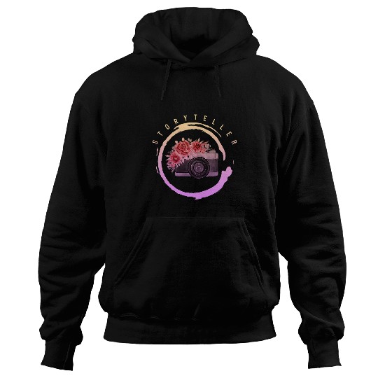 Story Teller Photographer Camera Lover Photography Floral 2 Hoodies