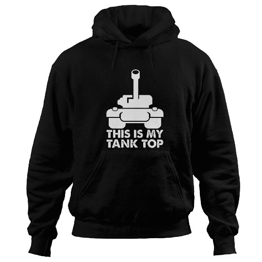 M1 Abrams Tank Funny Sarcastic Military Pun Gift Hoodies