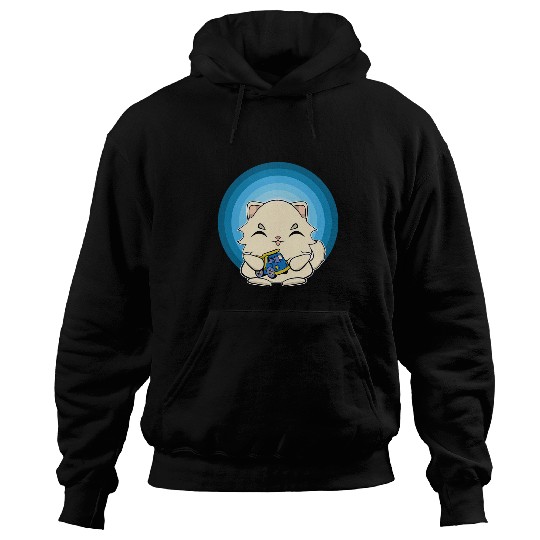 Persian Cat Anime Kitten Truck Trucker Hoodies