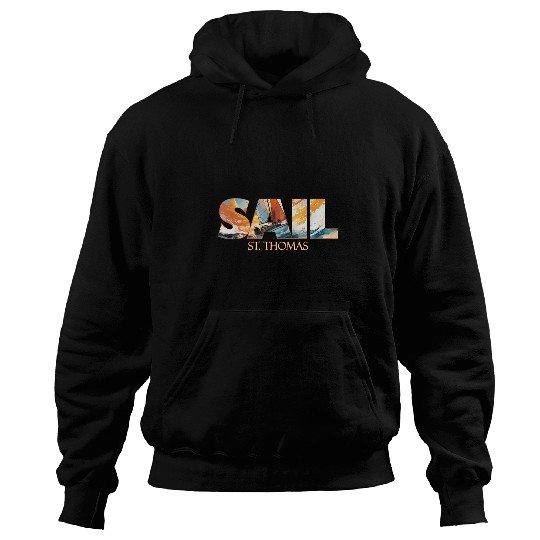 St Thomas Sailing Nautical Sailor Hoodies