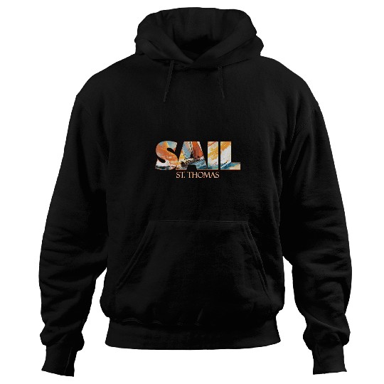 St Thomas Sailing Nautical Sailor Hoodies