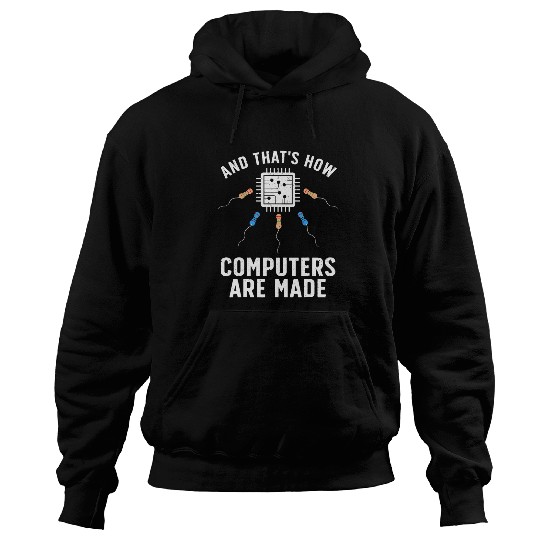 Funny Computer Engineer Design For Men Women Chip Resistor 1 Hoodies
