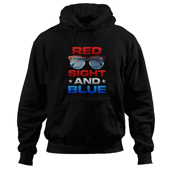 Optometry 4th of July Optician Optometrist Red Sight Blue Hoodies