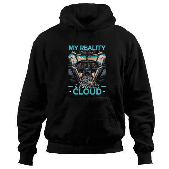 Flight Simulator Aviation Console Pilot Flight Simulation 2 Hoodies