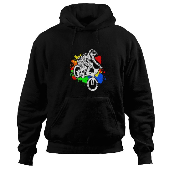 BMX cool retro fan gift motif for boy girl 10 Hoodies