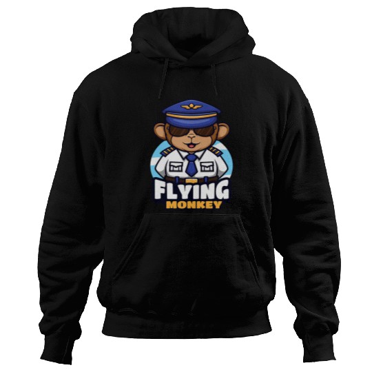 Flying Monkey Pilot Hoodies