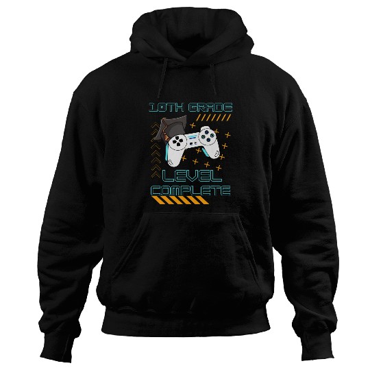 Funny Gaming Level Completed 10th Grade Graduate Student Hoodies