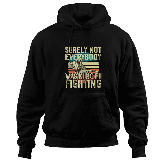 Surely Not Everybody Was Kung Fu Fighting Retro Hoodies