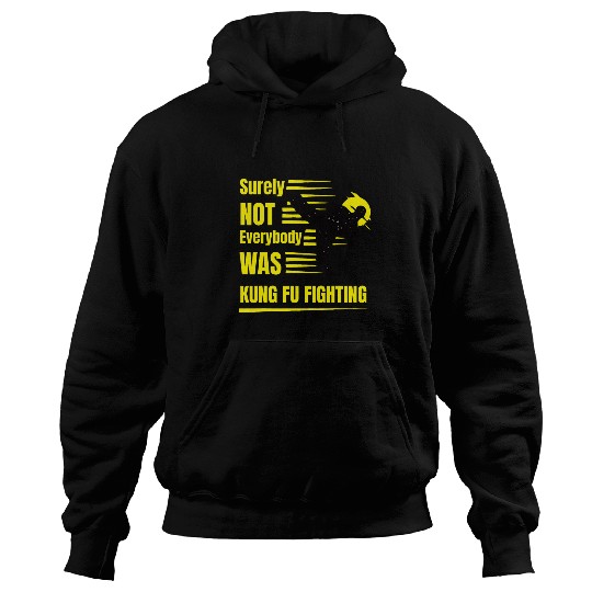 Surely Not Everybody Was Kung Fu Fighting Love martial arts 8 Hoodies