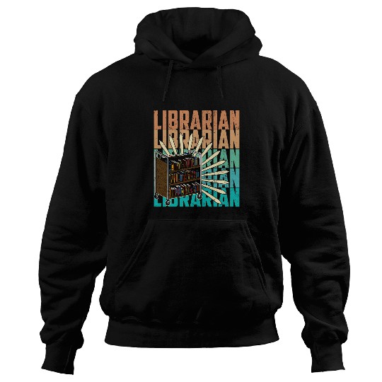Book library literature reading bookworm bookstore professor 4 Hoodies