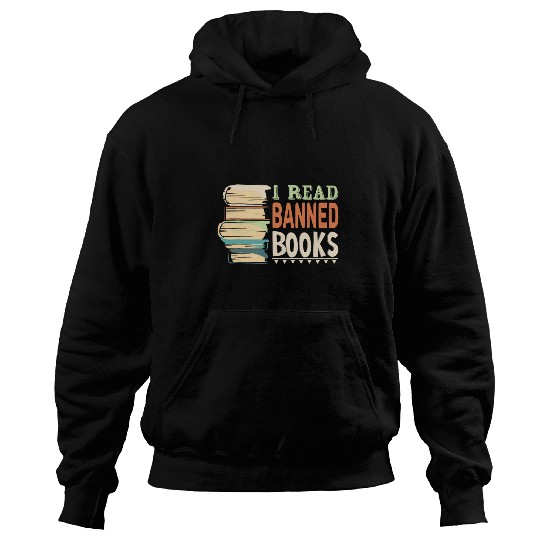 I read banned books with Booklover and Bookworm and Reading Hoodies