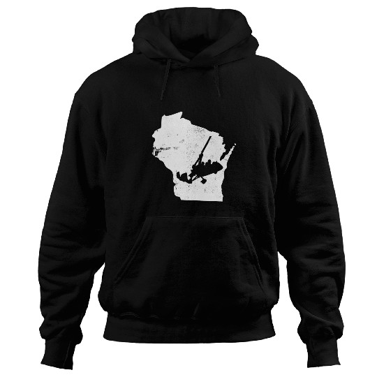 Gyrocopter Pilot Wisconsin Vintage Hoodies