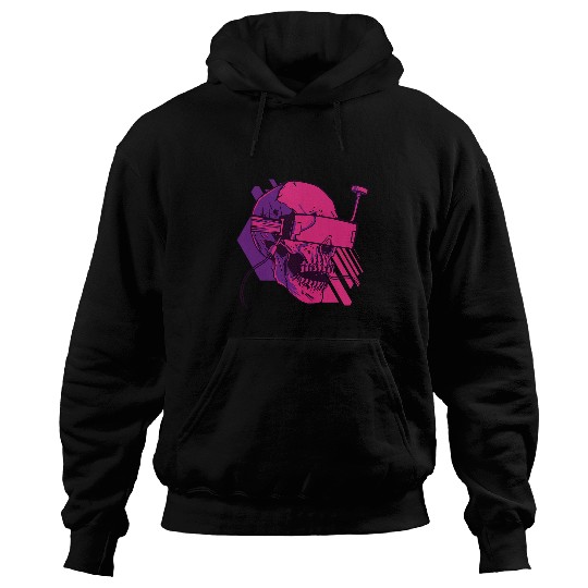 Fpv Skull Drone Pilot Hoodies