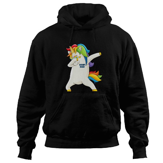 Mens Foreign Host Family Dad Unicorns Exchange Student Hoodies