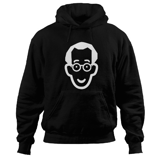 Professor Cartoon Face Hoodies