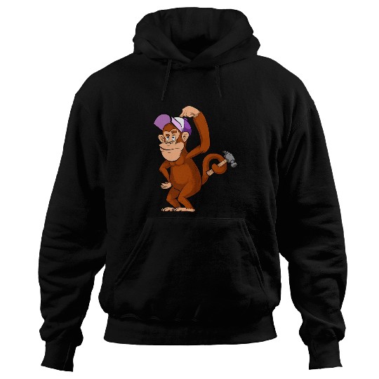 Something Went Wrong Support Monkey Support Worker Hoodies