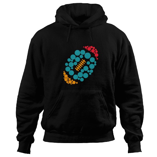 Cute Color Dot Rugby Lover Player International Dot Day Hoodies