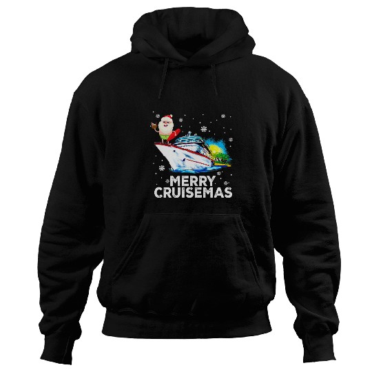 merry cruisemas family cruise christmas boat trip Hoodies