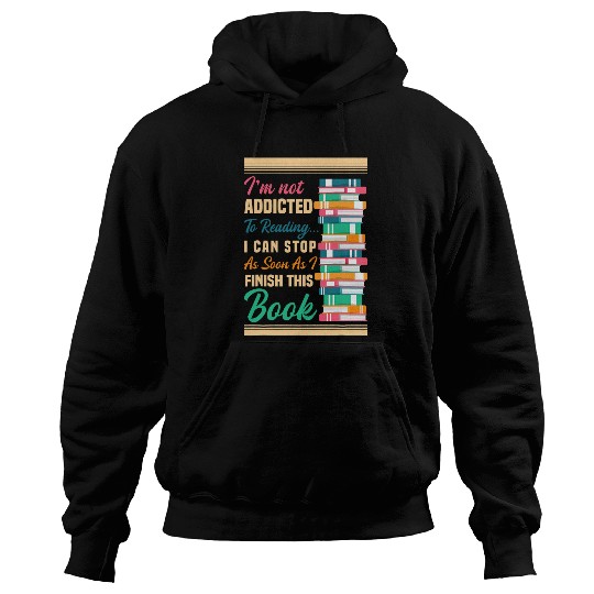 Reading Book Lover Library Bookworm Librarian Reader Books 1 Hoodies