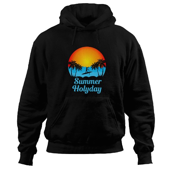 Summer Holiday Tropical Palm Trees Beach Island Hoodies