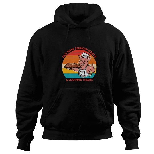 Old Row Smokin Meats Clapping Cheeks Apparel Hoodies