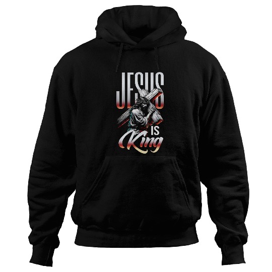 Jesus Is King Bible Scripture Quote Christian Crown 1 Hoodies
