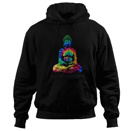 Buddha Tie Dye vintagess Yoga Spiritual Zen Buddhism Buddhist Hoodies