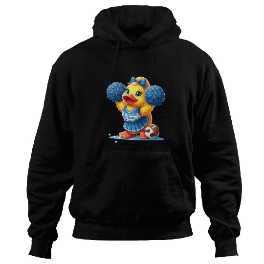 Cheerleader Rubber Duck Cheerleading Duckling Cute Meme Hoodies