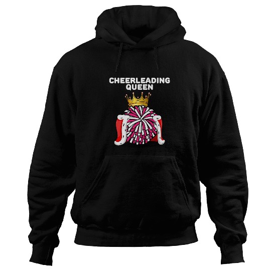 Cheerleading Queen Womens Cheerleader Girls Cheerleading Hoodies