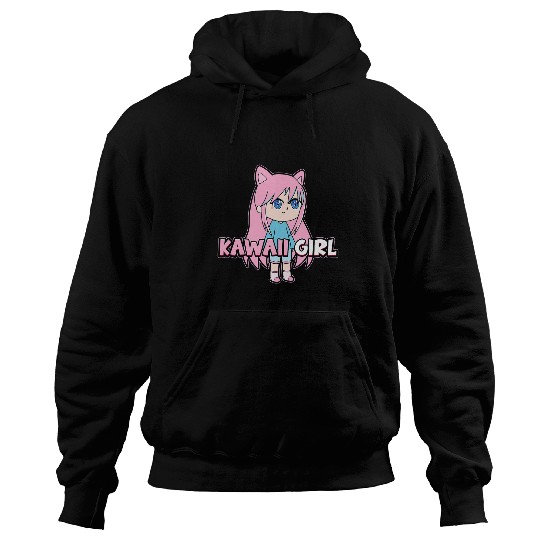 Kawaii Girl Japan Anime Manga Girl Cosplay Otaku Kawaii Hoodies