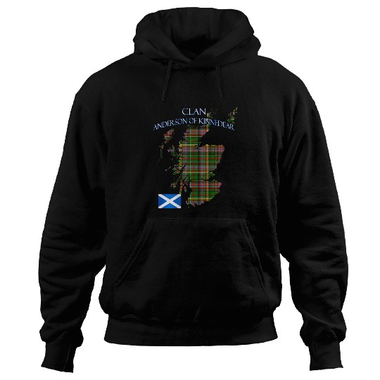 Anderson of Kinnedear Scottish Clan Tartan Scotland 2Sided Hoodies