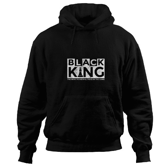 Black King Melanin Black Chess Player Professional Chess Hoodies