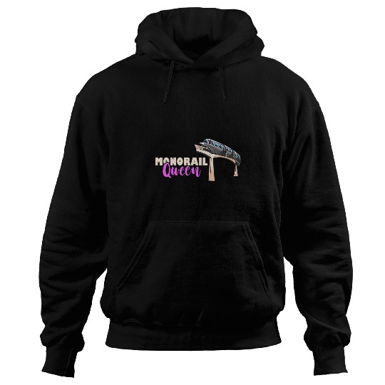 Monorail Queen Railway Train Commuter Monorail Lover Vehicle Hoodies