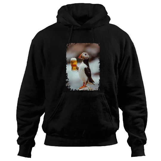 Atlantisc puffin Beer Hoodies
