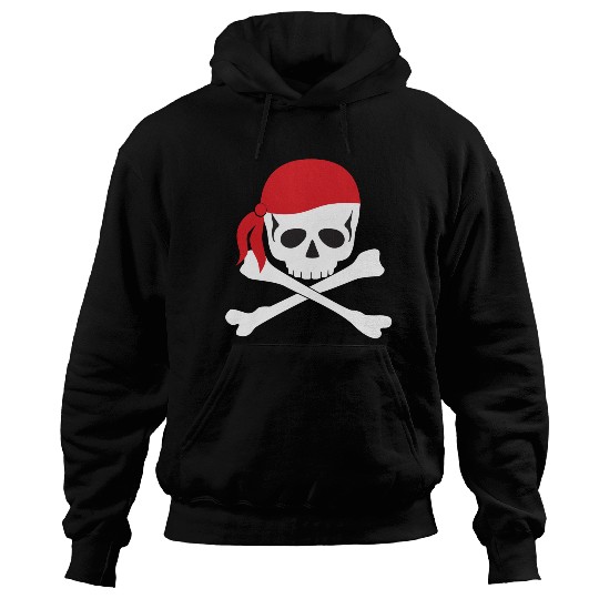 White Skull & Crossbones Hoodies