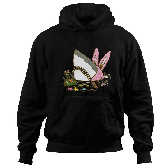 The Easter Shark, Funny Easter,Cute Bunny In Shark Hoodies