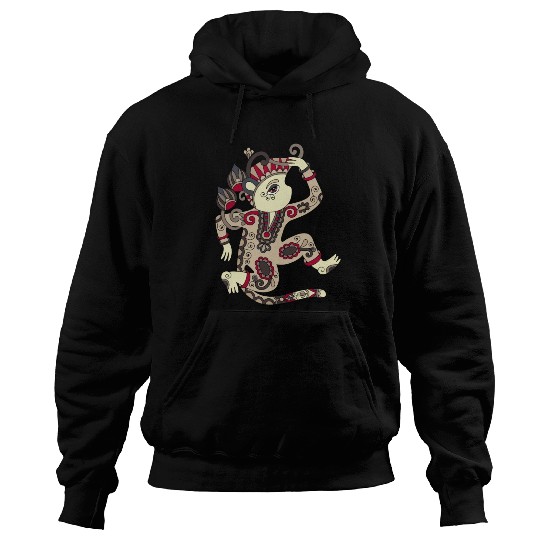 Aztec Monkey Hoodies
