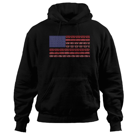Flag of the United States jeep Hoodies